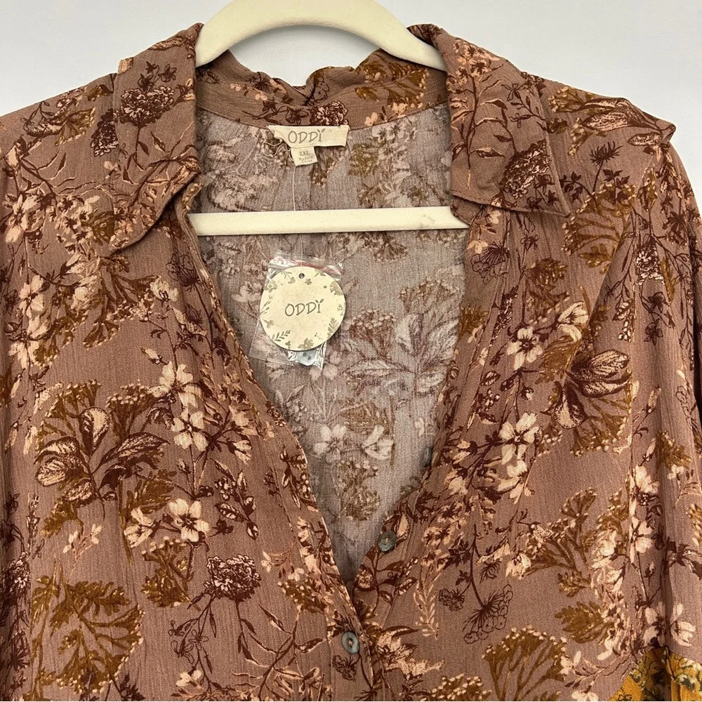 Oddi Boho Tiered Floral‎ Dress - Picture 2 of 9